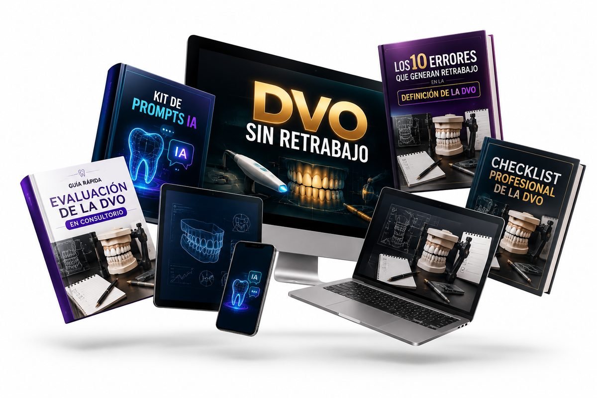 Guía DVO y los 4 bonos — checklist profesional, los 10 errores, guía rápida de evaluación y kit de prompts IA